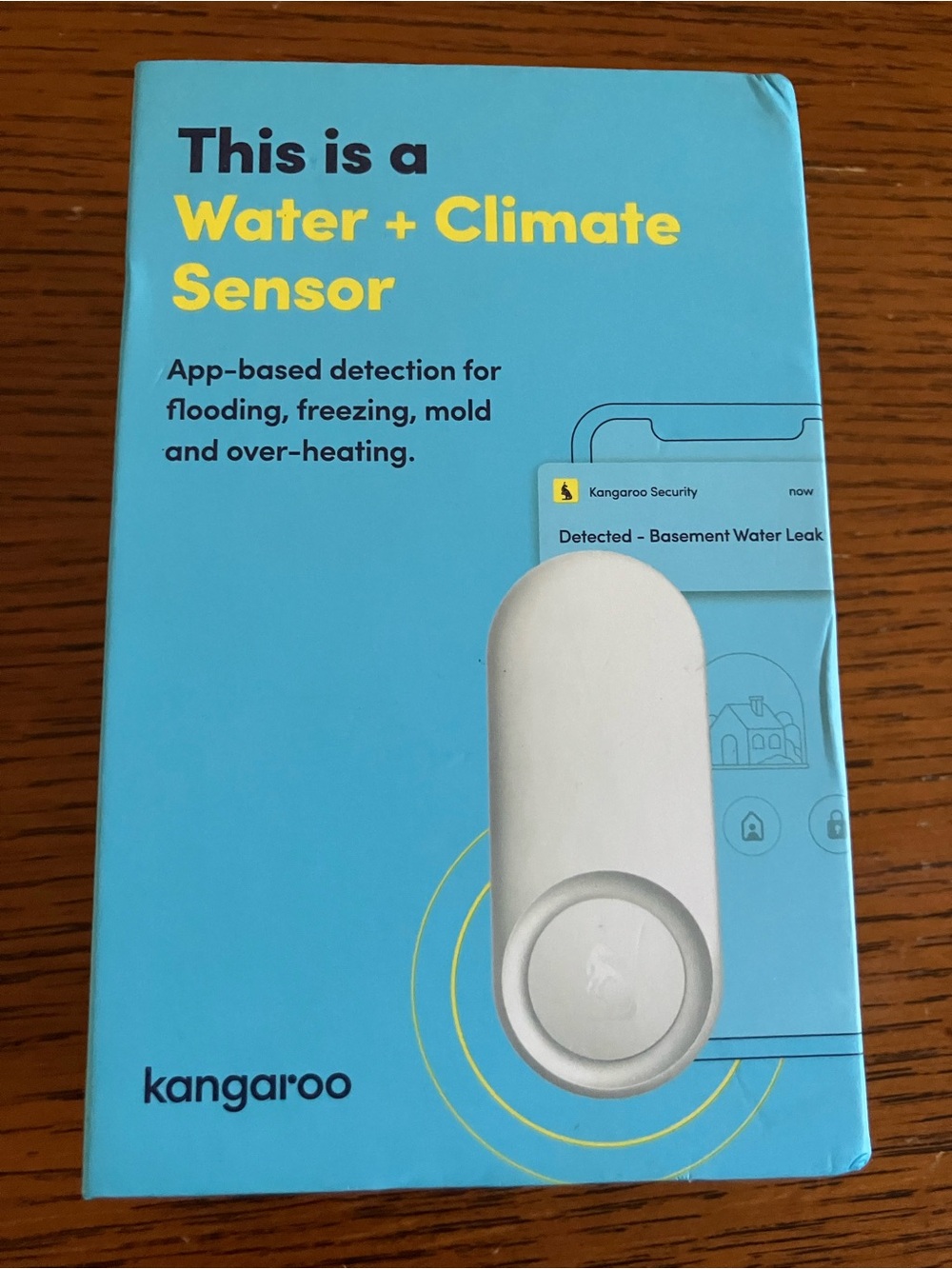 Kangaroo Water + Climate Sensor Home Leak Detection
